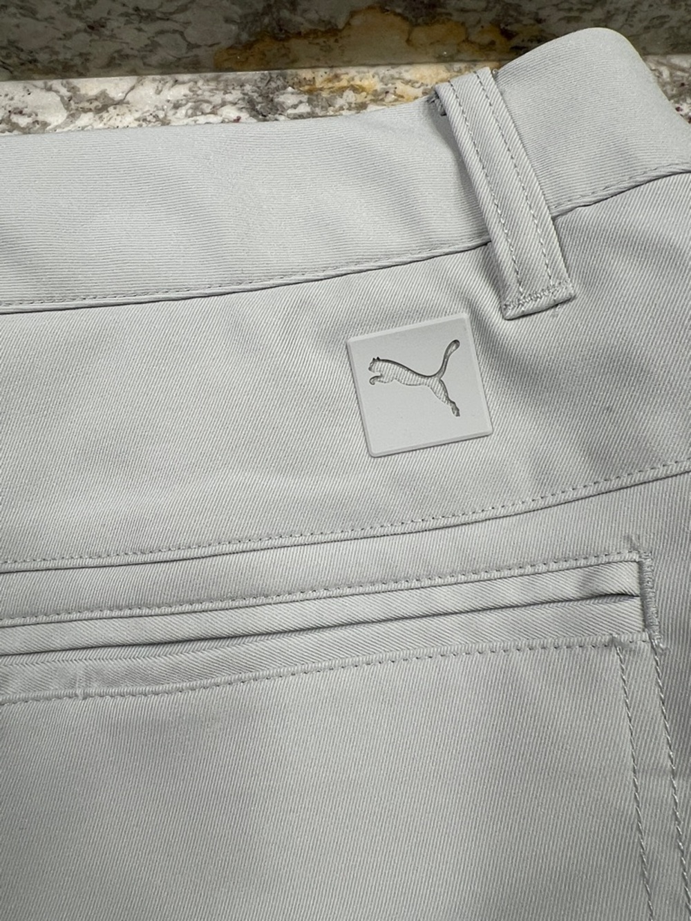 Puma Light Gray Performance Pants - Picture 3 of 17